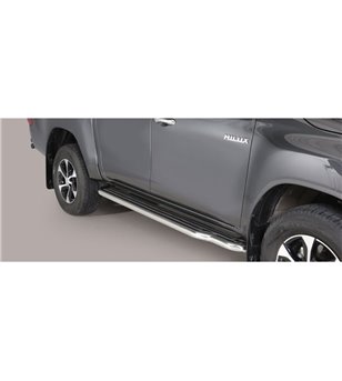 TOYOTA HILUX 19+ Sidesteps Inox - Double Cab - P/410/IX - Sidebar / Sidestep - Verstralershop