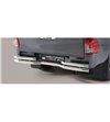 TOYOTA HILUX 19+ Double Bended Rear Protection Inox - DBR/410/IX - Rearbar / Opstap - Verstralershop