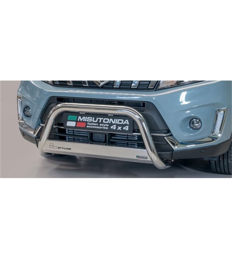 Vitara 2019- Medium Bar Inox ø63 rvs - EC/MED/455/IX - Bullbar / Lightbar / Bumperbar - Verstralershop