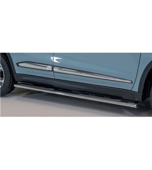 Vitara 2019- Oval Grand Pedana Oval Side Bars with steps Inox rvs - GPO/455/IX - Bullbar / Lightbar / Bumperbar - Verstralershop