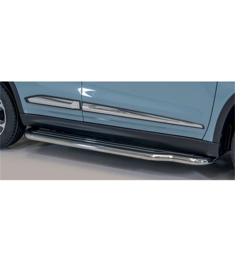 Vitara 2019- Sidesteps Inox ø50 rvs - P/455/IX - Lights and Styling