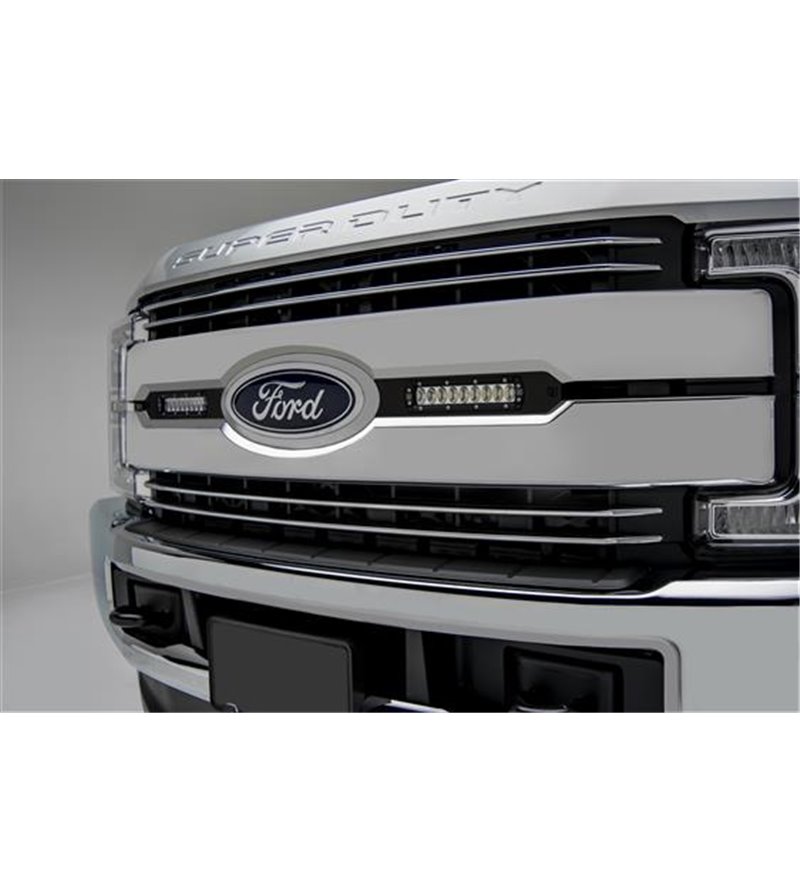 Ford Super Duty 2017- Grille LED Kit Black - incl 2x 6" led (Lariat, King Ranch) - Z415471-KIT - Lights and Styling Ford Super Duty 2017- Grille LED Kit Black - incl 2x 6" led (Lariat, King Ranch) - Z415471-KIT - Lights and Styling