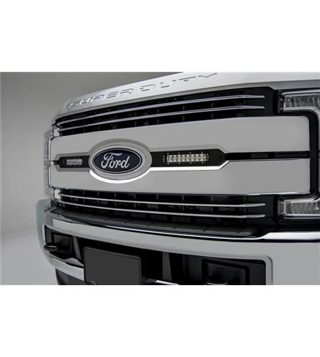Ford Super Duty 2017- Grille LED Kit Black - incl 2x 6" led (Lariat, King Ranch) - Z415471-KIT - Lights and Styling
