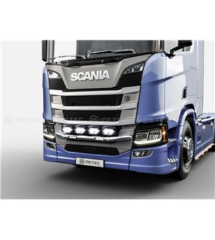 SCANIA R/S/G/P Serie 16+ FRONT LAMP HOLDER CITY with 2x 6" LED LIGHTBAR - 864519 - Bullbar / Lightbar / Bumperbar - Verstralersh