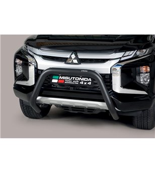 L200 DC 2019- EC Approved Super Bar Inox Black Powdercoated - EC/SB/460/PL - Bullbar / Lightbar / Bumperbar - Verstralershop