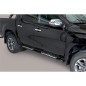 Sidebars - Misutonida - Design - Oval - Zwart mat - Mitsubishi - L200 - Double Cab - 2019+ Sidebars - Misutonida - Design - Oval - Zwart mat - Mitsubishi - L200 - Double Cab - 2019+