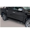 L200 DC 2019- Sidesteps Inox Black Powdercoated - P/390/PL - Lights and Styling