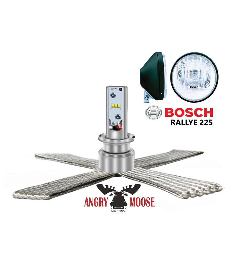 AngryMoose BOSCH Rallye 225 LED ersättningslampa - G10-H3-6000-BOSCH AngryMoose BOSCH Rallye 225 LED ersättningslampa - G10-H3-6000-BOSCH