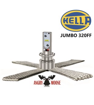AngryMoose HELLA Jumbo 320FF LED ersättningslampa - G10-H7-6000-JUMBO320