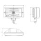 Extraljus - SIM - 3226 - Full LED - 9.4" - 24cm - Positionsljus - Driving