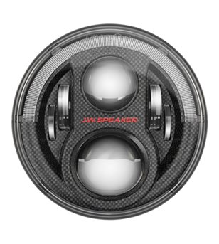 Scheinwerfer - JW Speaker - 8700 Evolution J2 - Carbon - Klar - Positionslicht - Satz - Wrangler