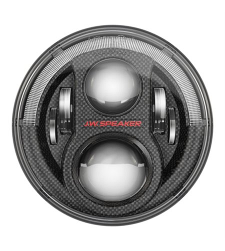 Scheinwerfer - JW Speaker - 8700 Evolution J2 - Carbon - Klar - Positionslicht - Satz - Wrangler