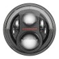 Headlight - JW Speaker - 8700 Evolution J2 - Carbon - Clear - Position light - Set - Wrangler Headlight - JW Speaker - 8700 Evolution J2 - Carbon - Clear - Position light - Set - Wrangler