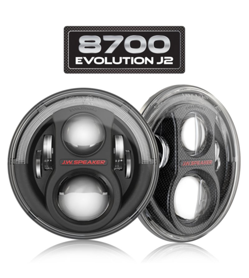 JW Speaker 8700 Evolution J2 Carbon-LED-Scheinwerfer mit Tagfahrlicht – Set - 0553983 set - Lights and Styling JW Speaker 8700 Evolution J2 Carbon-LED-Scheinwerfer mit Tagfahrlicht – Set - 0553983 set - Lights and Styling