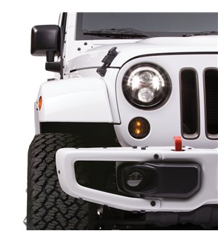 JW Speaker 8700 Evolution J2 kolfiber LED-strålkastare med DRL - set - 0553983 set - Lights and Styling