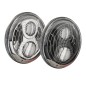 Headlight - JW Speaker - 8700 Evolution 2 - Smartheat Dual Burn - Clear - Black - Position light - Set Headlight - JW Speaker - 8700 Evolution 2 - Smartheat Dual Burn - Clear - Black - Position light - Set