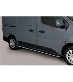 Renault Trafic L1 2019- Oval Side Protection - TPSO/383/IX - Sidebar / Sidestep - Verstralershop