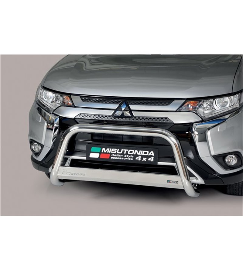 Outlander 2020- EC Approved Medium Bar Inox - EC/MED/392/IX - Bullbar / Lightbar / Bumperbar - Verstralershop