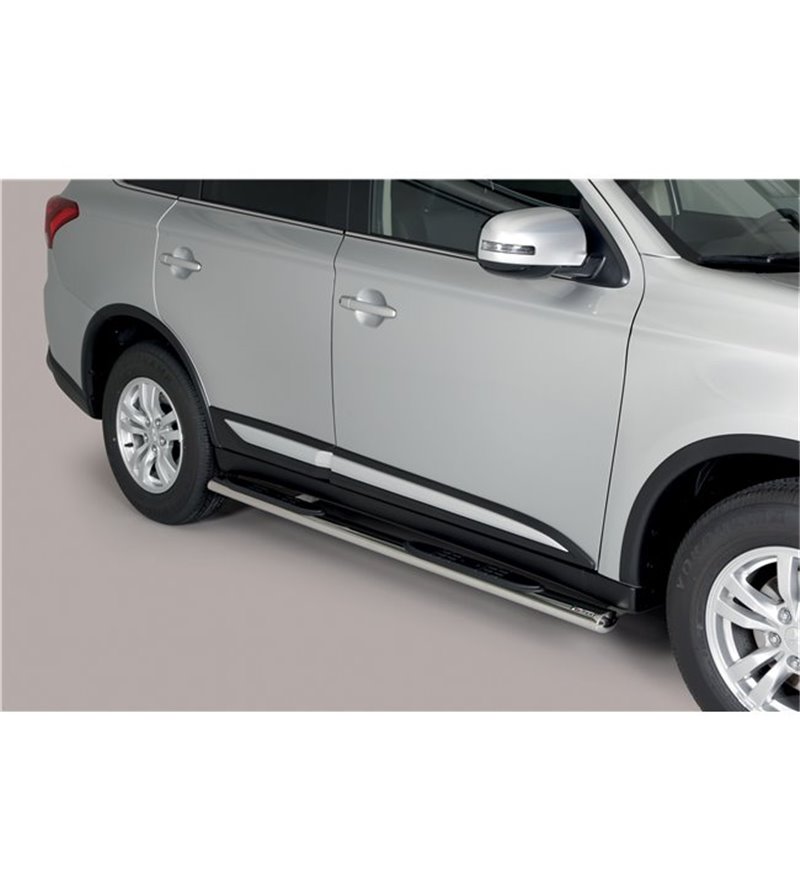 Outlander 2020- Oval grand Pedana (Oval Side Bars with steps) Inox - GPO/341/IX - Lights and Styling