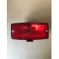 Daytime running lights - SIM - 3123 - Danish lamp - 5.5" - 14cm - Position light Talmu-style - Red - 12V-24V