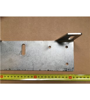 Number plate holder 3 lamps - stainless steel