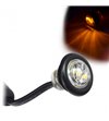 Markierungsleuchte LED Rund Orange - Klarglas - 360013