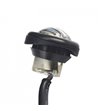 Markierungsleuchte LED Rund Orange - Klarglas - 360013