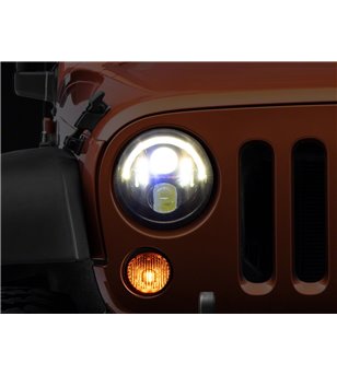 JW Speaker 8700 Evolution J2 carbon LED koplamp met DRL - set - 0553983 set - Lights and Styling