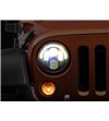 JW Speaker 8700 Evolution J2 carbon LED headlight with DRL - set - 0553983 set - Lights and Styling