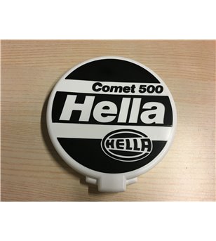 Hella Comet 500 Schutzhülle weiß bedruckt - 8XS 135 236-001 - Lights and Styling