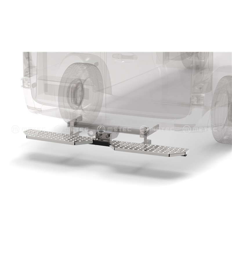 FORD TRANSIT 19+ RUNNING BOARDS to tow bar pcs EXTRA LARGE - 888423 - Lights and Styling FORD TRANSIT 19+ RUNNING BOARDS to tow bar pcs EXTRA LARGE - 888423 - Lights and Styling