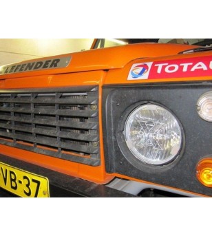 Universal 175mm Cover Transparent - Fits Defender headlights (set) - W7H4 - Lights and Styling