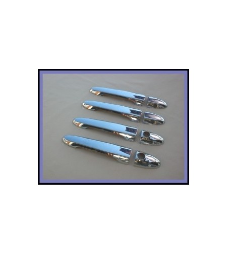 Mercedes Sprinter 2007+ DOOR HANDLE STEEL (set - 4) stainless - 2101070071 - Lights and Styling