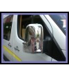Mercedes Sprinter 2007+ MIRROR COVER - STEEL (set) rvs - 2102070074 - Lights and Styling