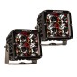 LED-ramp - Rigid Industries - Radiance Pod XL - 3.9" - 10cm - Röd - Positionsljus Röd - Driving Spot Combo - Set LED-ramp - Rigid Industries - Radiance Pod XL - 3.9" - 10cm - Röd - Positionsljus Röd - Driving Spot Combo - Set