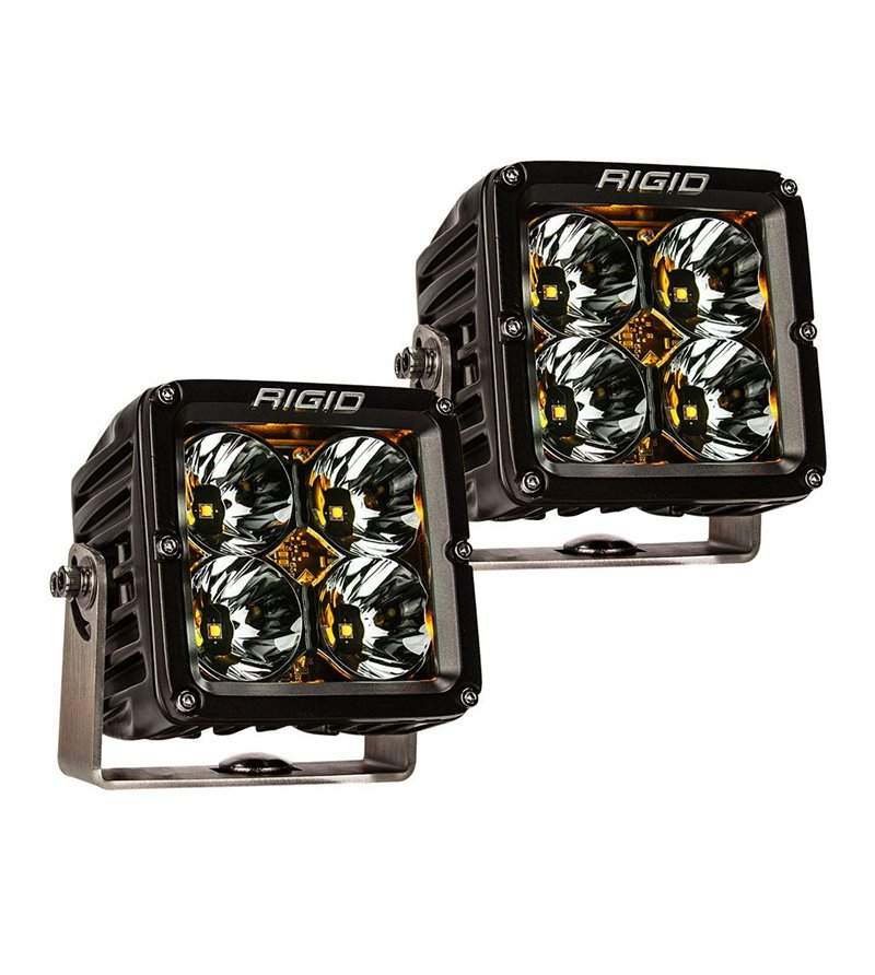 LED-ramp - Rigid Industries - Radiance Pod XL - 3.9" - 10cm - Positionsljus Bärnsten - Driving Spot Combo - Set LED-ramp - Rigid Industries - Radiance Pod XL - 3.9" - 10cm - Positionsljus Bärnsten - Driving Spot Combo - Set