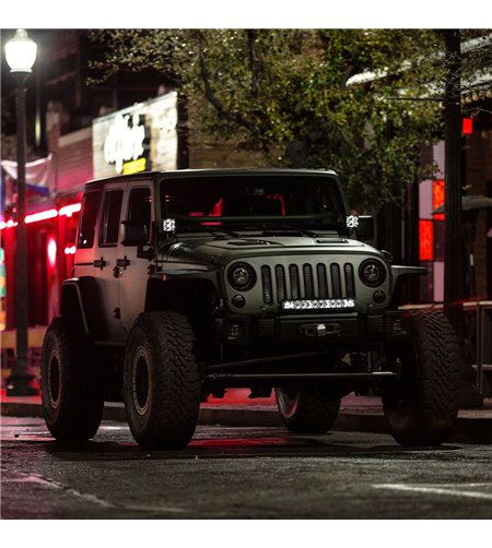 LED Lightbar - Rigid Industries - Radiance Pod XL - 3.9" - 10cm - Positionslicht Amber - Driving Spot Combo - Satz
