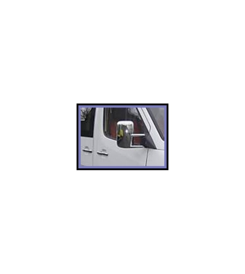 Mercedes Sprinter 1998-2006 MIRROR COVER - ABS CHROME (set) - 2102060025 - RVS / Chrome accessoires - Verstralershop Mercedes Sprinter 1998-2006 MIRROR COVER - ABS CHROME (set) - 2102060025 - RVS / Chrome accessoires - Verstralershop