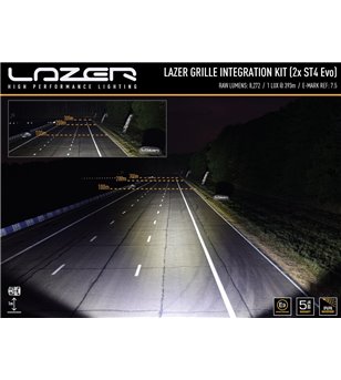 X-Class 2017- Lazer LED Grille Kit - GK-MBX-01K