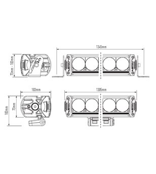 Defender Lazer Triple-R 28 Roofbar Kit - 3001-DEF-67-K-RRR