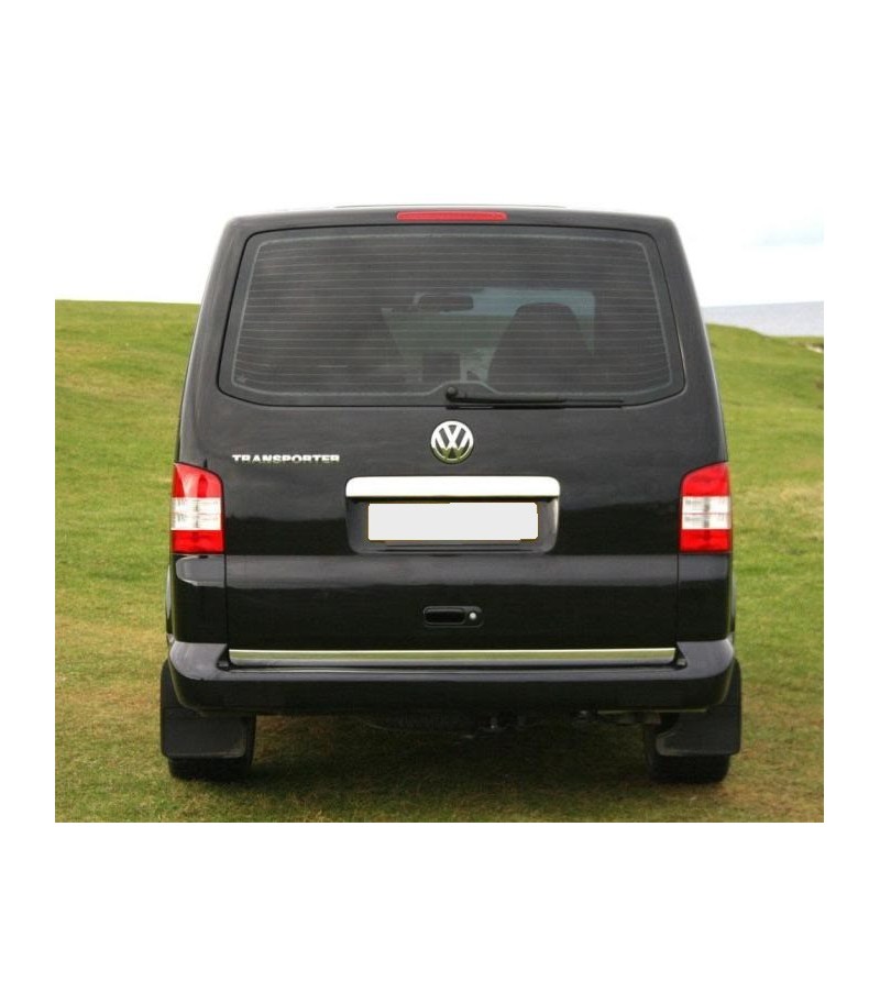 VW Transporter T5 2010+ REAR TRUNK LID COVER STEEL  -  rvs - 3507350020 - RVS / Chrome accessoires - Verstralershop