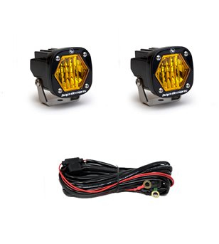 Baja Designs S1 - Wide Cornering LED Amber (paar) - 387815 - Lights and Styling