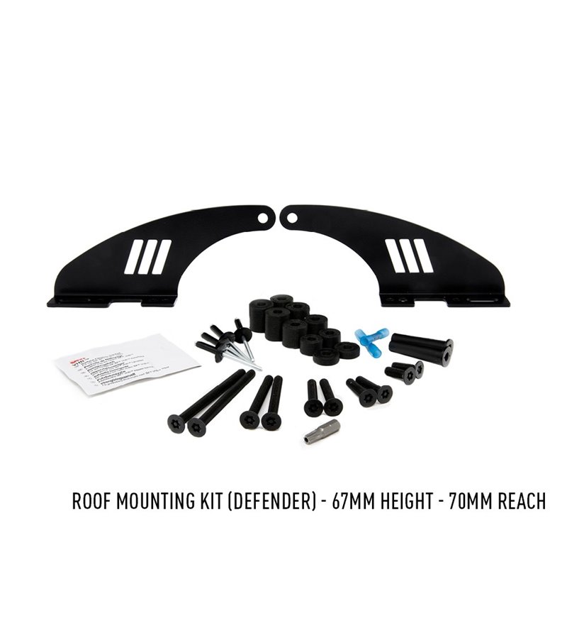 Defender Lazer Roofbar Mount Kit - 3001-DEF-67-K Defender Lazer Roofbar Mount Kit - 3001-DEF-67-K