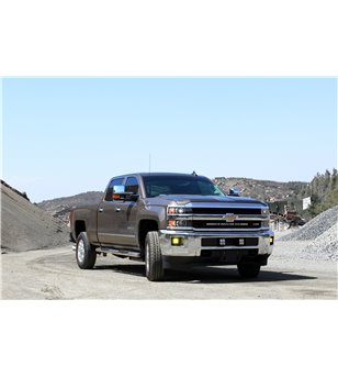 GMC Sierra 1500 HD 14-15 - Baja Designs Fog Pocket Mount Kit - Squadron-R - 447582 - Lights and Styling