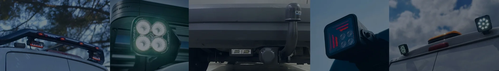 Werklamp bestelwagen banner