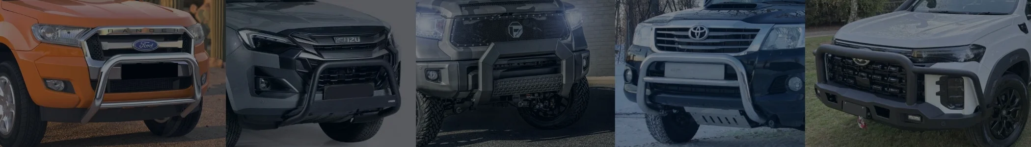 Bullbars pickup banner
