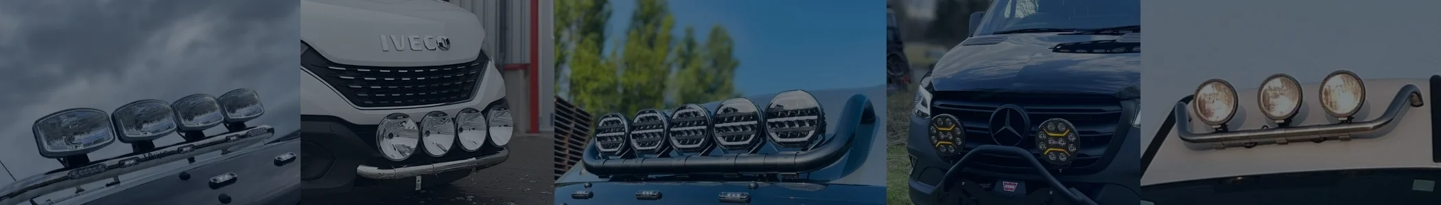Verstraler bestelwagen banner