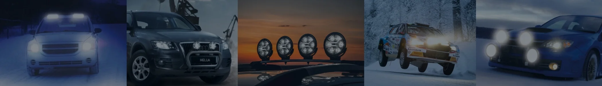 Extraljus bil banner