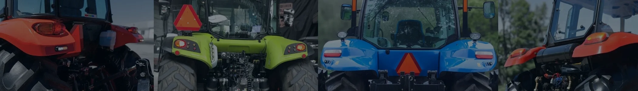 Tail light tractor banner