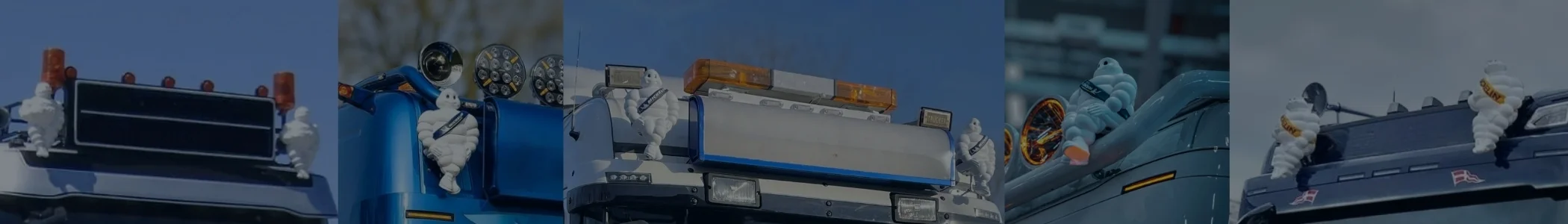 Michelingubben lastbil banner